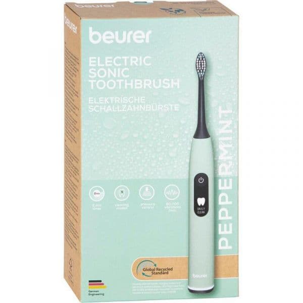 Beurer SC50 Escova de Dentes Sónica Peppermint Green Planet