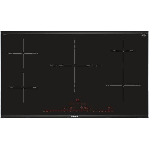 Placa de Indução Bosch PIV975DC1E | 91 cm | 5 Zonas | Preto