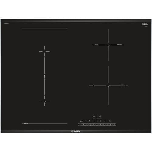 Placa de Indução Bosch PVS775FC1E | Elétrica | 71 cm | 4 Zonas | Aço inoxidável