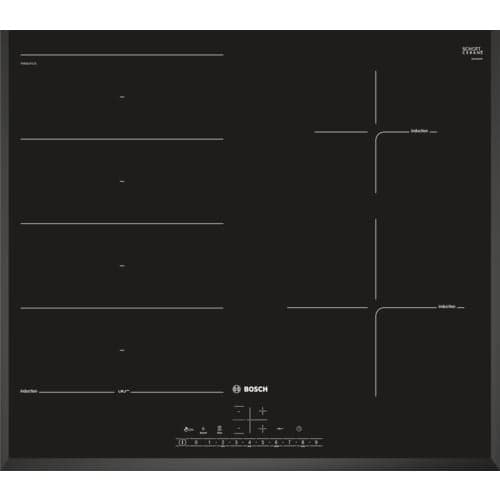 Placa de Indução Bosch Serie 6 PXE651FC1E | 59,2 cm | 4 Zonas | Preto