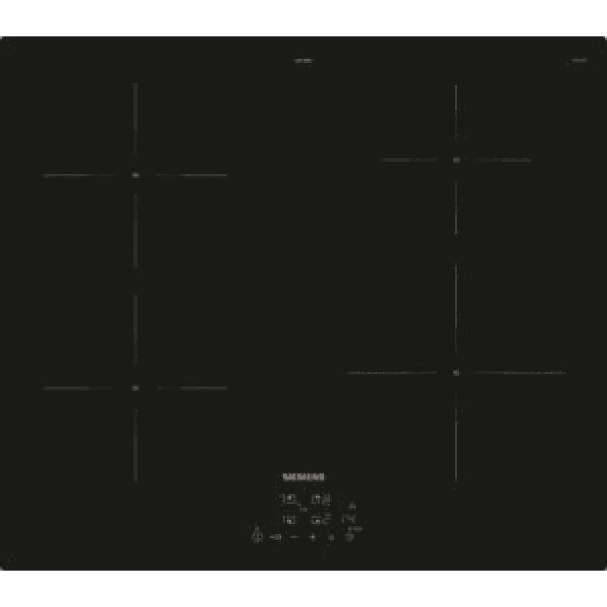 Siemens iQ100 EU611BEB5E placa Preto Encastre 60 cm Placa com zona de indução 4 zona(s)