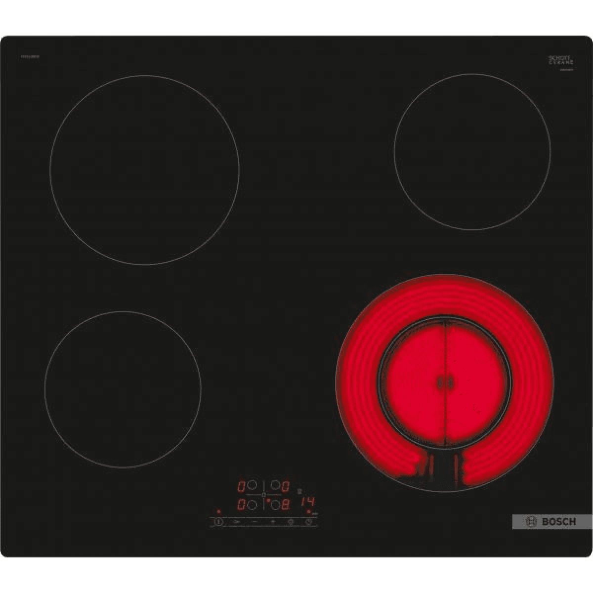 Placa Vitrocerâmica Bosch PKF611BB8E 60cm