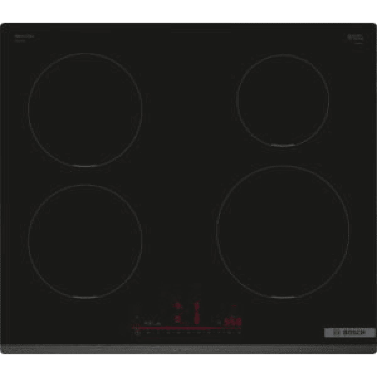 Placa de Indução Bosch PIE631HB1E | 4 Zonas, 60 cm, Preto