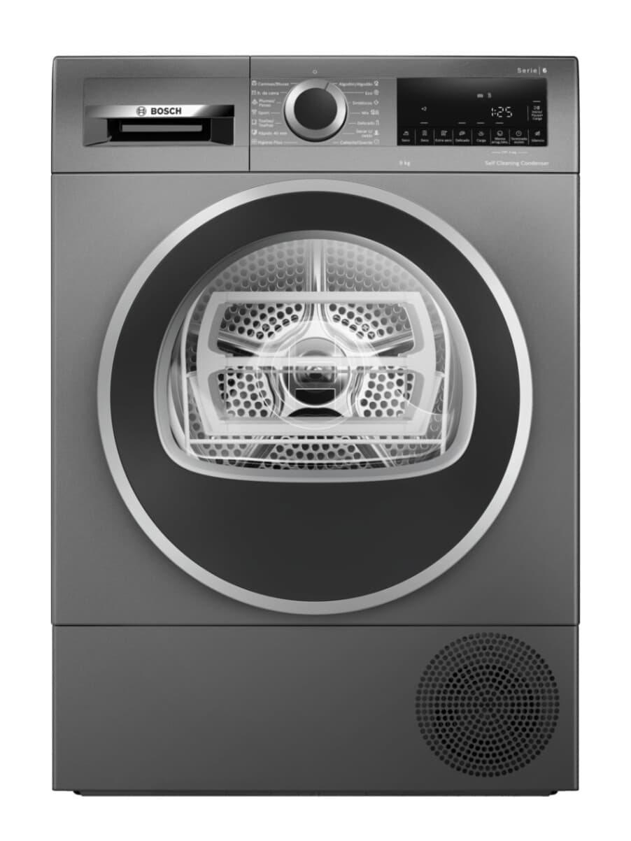 Máquina de Secar Roupa Bosch WQG245DRES 9Kg Classe C