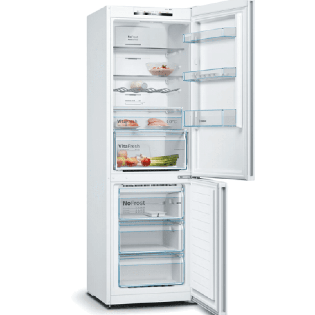 Frigorífico Combinado Bosch KGN36VWDB 326L Classe D