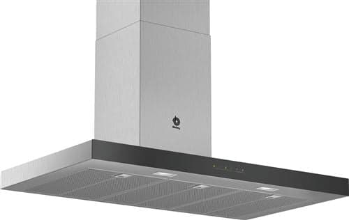 Exaustor de Parede Balay 3BC097GNC | 90x50 cm | 710 m³/h | 65 dB | B | Aço inoxidável