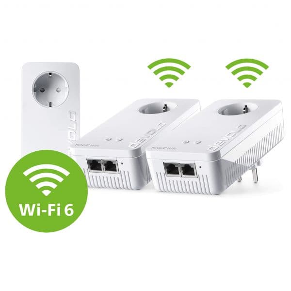 Devolo Magic 2 WiFi 6 next Multiroom Kit Powerline branco