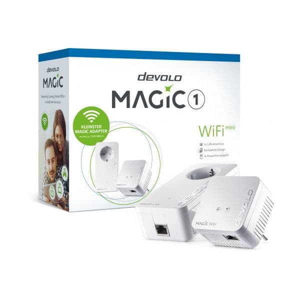 Devolo Magic 1 WiFi 2-1-2 Starter Kit mini + WLAN 2 Adaptador