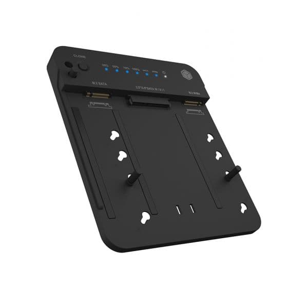 Icy Box IB-2915MSCL-C31 DockingStation & CloneStation M.2 NVMe & SATA 2.5" & 3.5" USB 3.2 Black