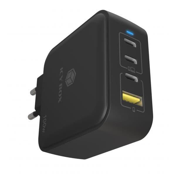 Icy Box Carregador IB-PS1040-PD 100W Black
