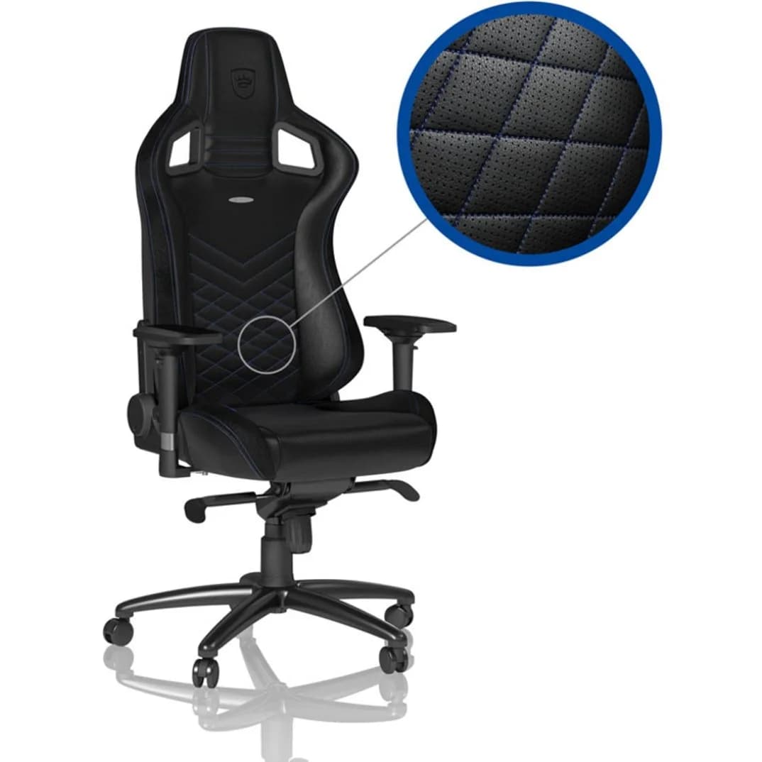 Cadeira noblechairs EPIC PU Leather Preto / Azul