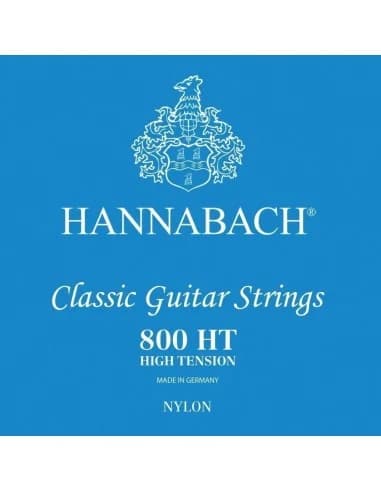 Hannabach Strings for Classic Guitar Serie 800 High Tension Silver Plated 652389
