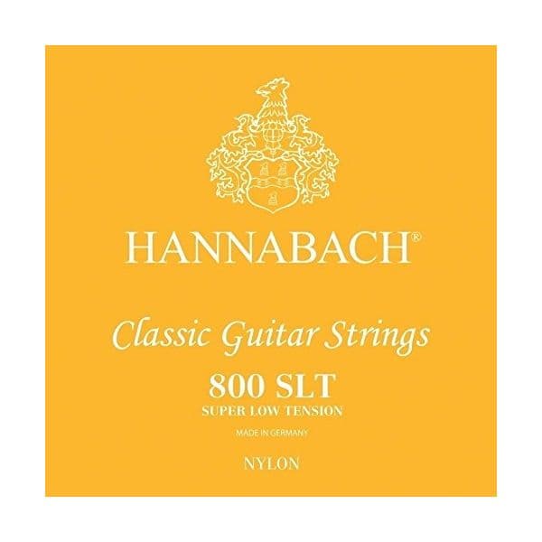 Hannabach Strings for Classic Guitar Serie 800 Super Low Tension Silver Plated 652357