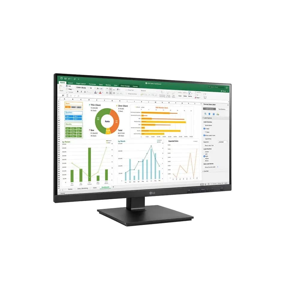 Monitor LG 27BN65Q-B (27" QHD 2560x1440 - Preto)