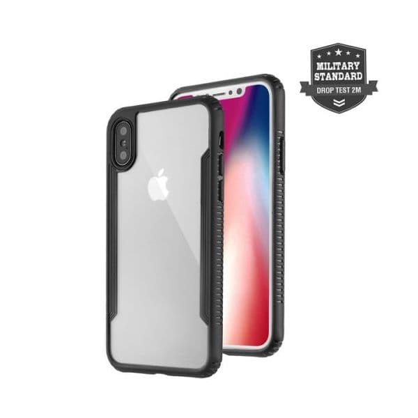 4smarts Clip-On Cover Trendline para iPhone X Black - 4S469214