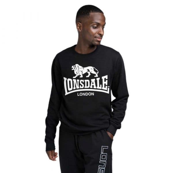 Lonsdale Go Sport Sweatshirt Preto S Homem