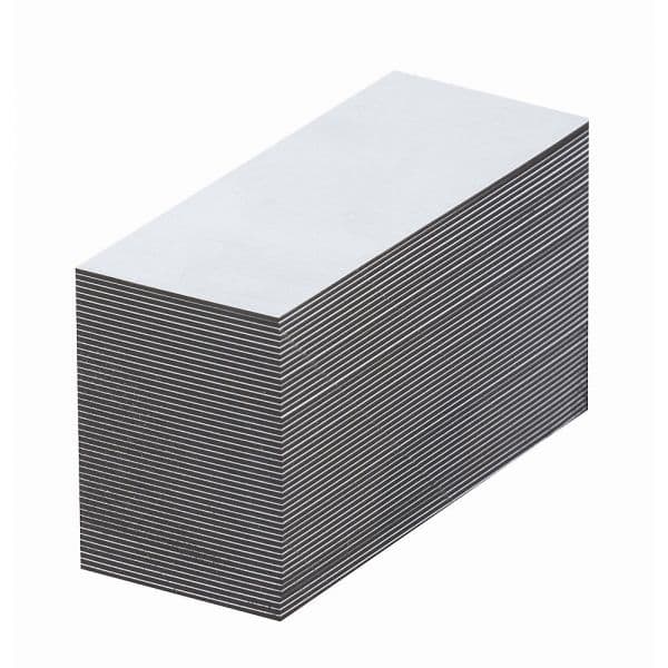 Kaiser+kraft Letreiros Magnéticos para Armazém, Branco, Axl 15 X 80 mm, Embalagem 100 Unid. Branco