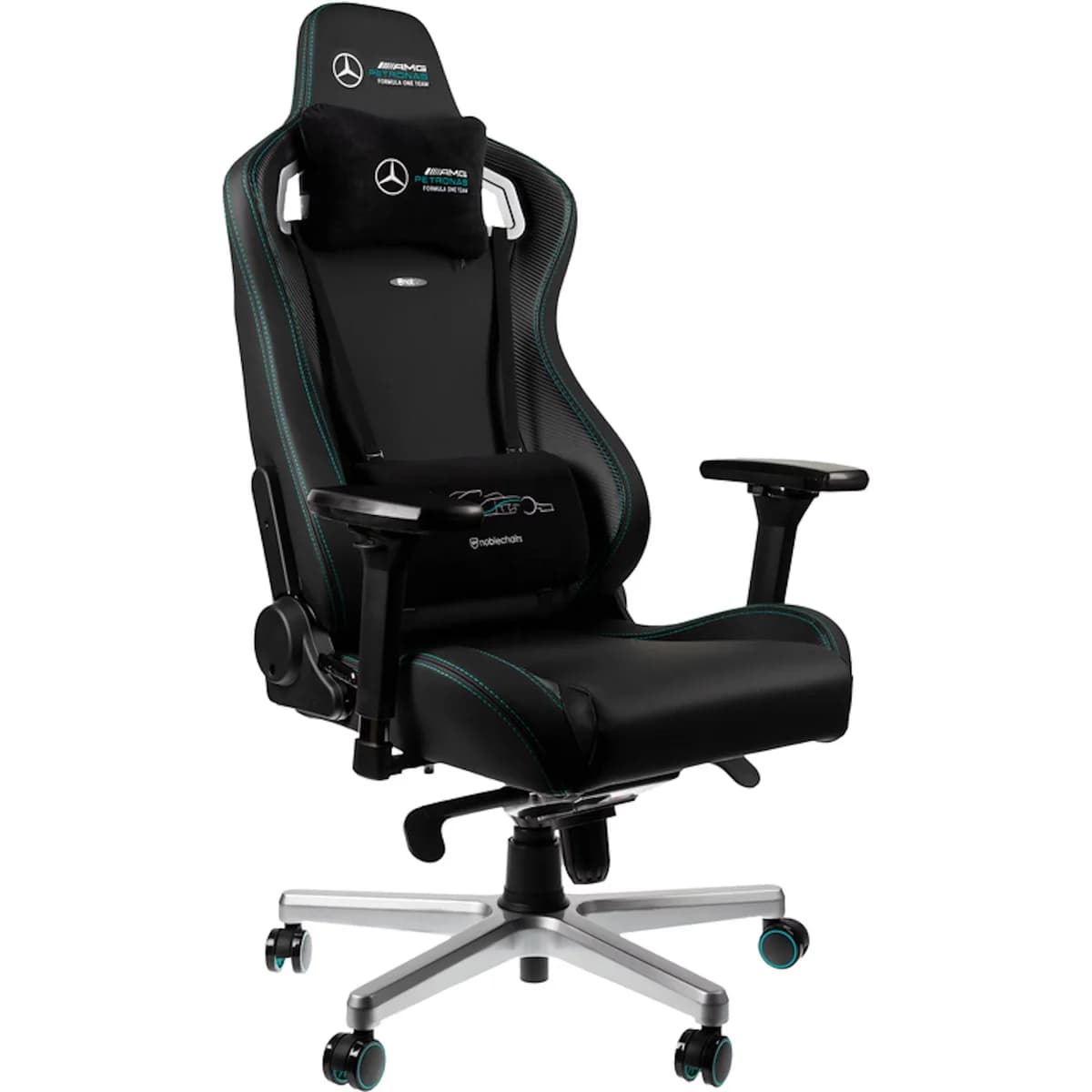 Cadeira noblechairs EPIC PU Leather Mercedes-AMG Petronas