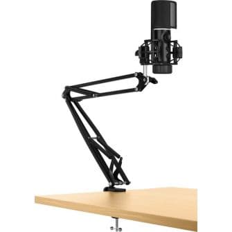 Streamplify MIC RGB c/ Braço Preto