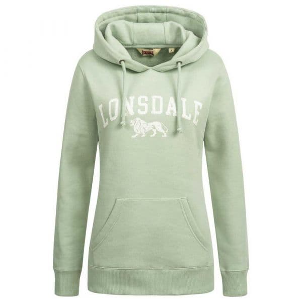 Lonsdale Balnacoil Hoodie Verde S Mulher
