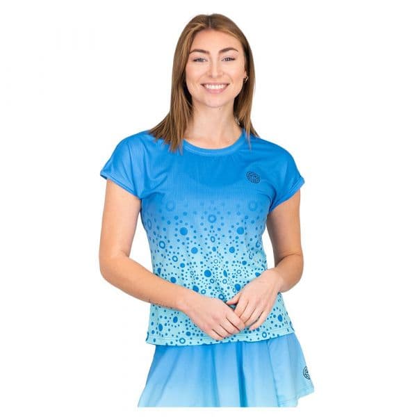 Bidi Badu Colortwist Short Sleeve T-shirt Azul S Mulher