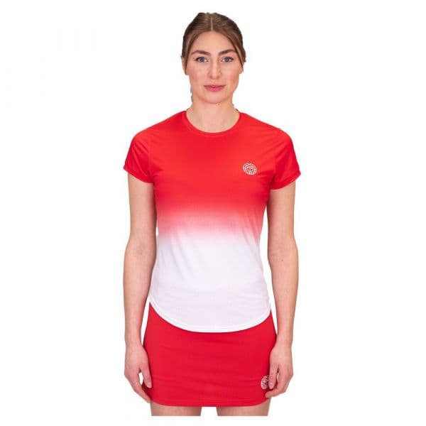 Bidi Badu Crew Gradiant Short Sleeve T-shirt Vermelho XS Mulher