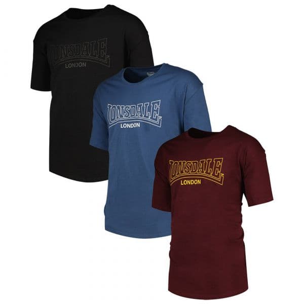 Lonsdale Beanley Short Sleeve T-shirt Colorido 4XL Homem