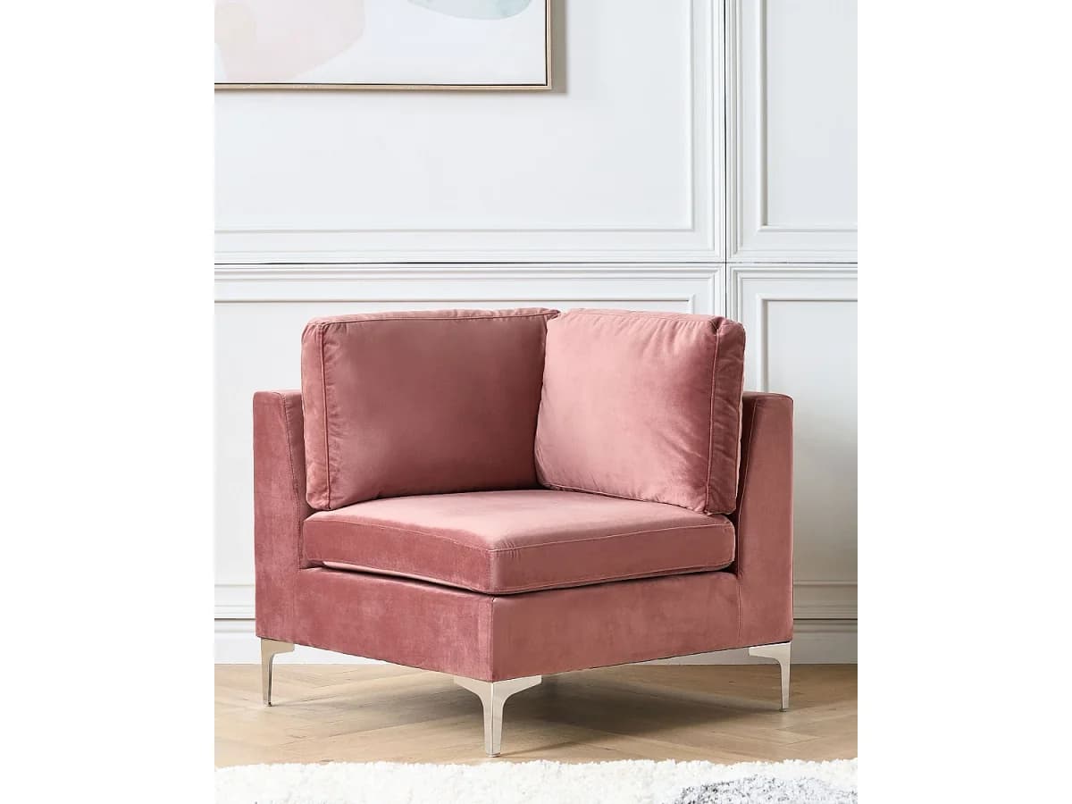Módulo de canto EVJA Veludo Rosa
