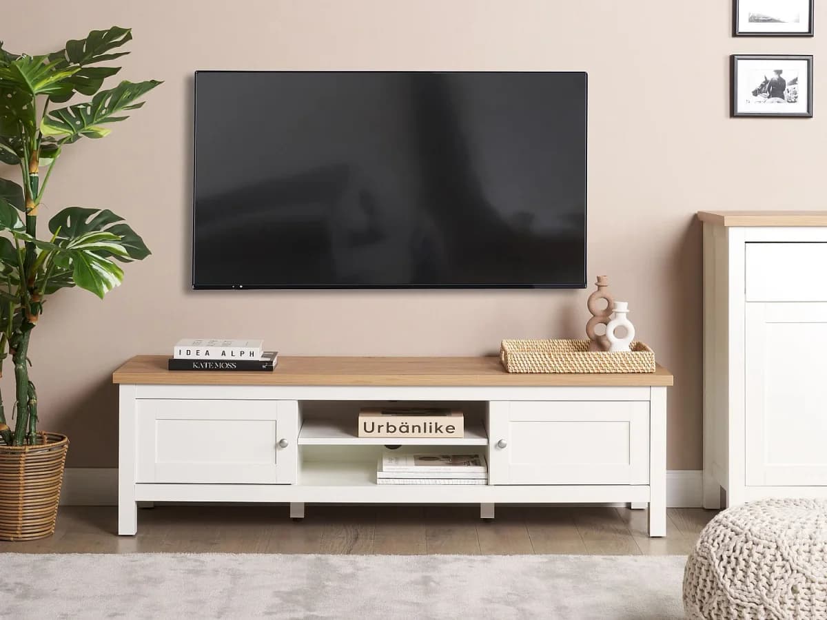 Móvel de TV ATOCA Branco creme