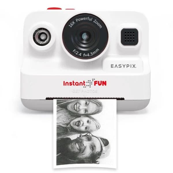 Easypix InstantFUN Câmara Instantânea Impressão Térmica Rosa/Branco