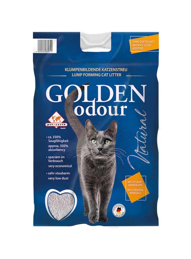 Golden Areia Auto Aglomerante Odour 7Kg