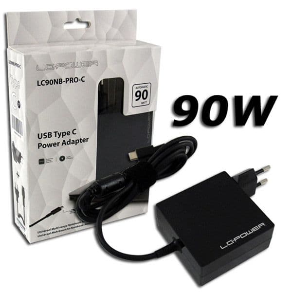 LC Power Carregador Universal LCPLC90NB-PRO-C Type-C