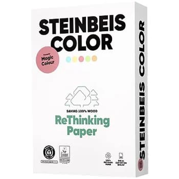 Steinbeis Papel Fotocópia A4 80gr Reciclado Salmão 1x500Fls