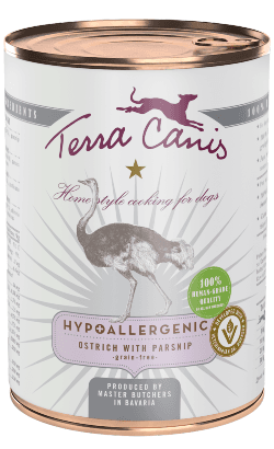 Terra Canis Hipoalergénico Avestruz com Pastinaga