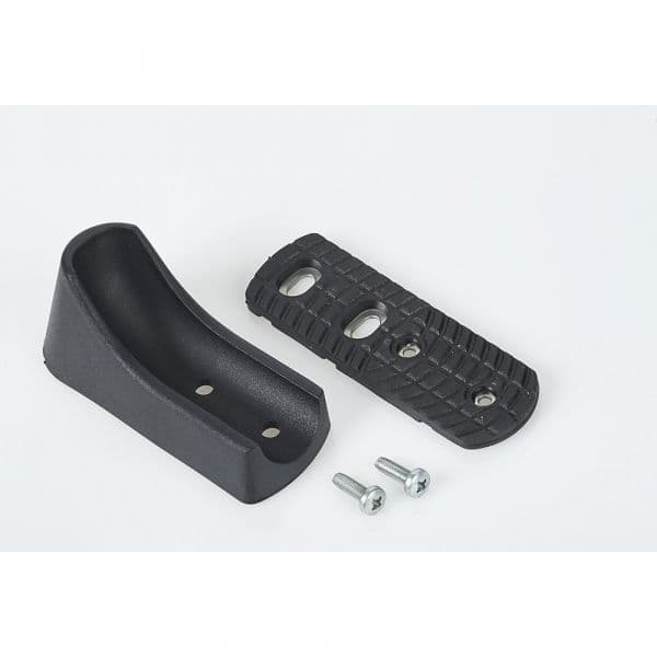 Kaiser+kraft Sapata para Apoio de Pé, Na Frente à Direita Incl. Proteção Antiderrapante, Parafuso, Preto Preto - M14325728-383996