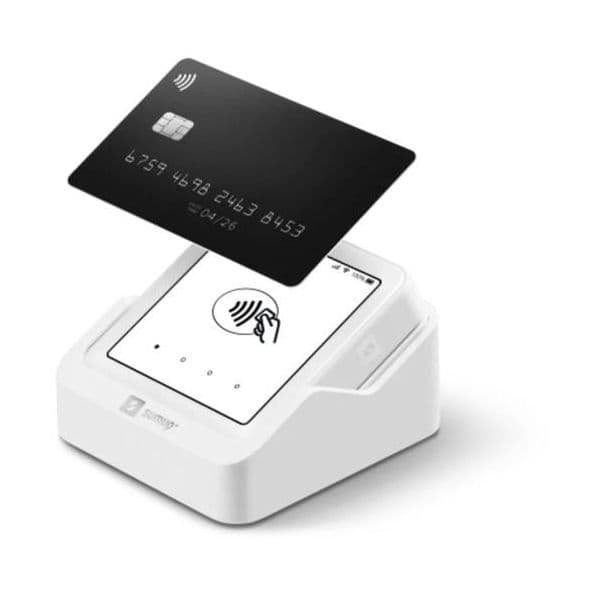 Datafono SumUp Solo 4G Wi-Fi Bluetooth com Estação de Carga