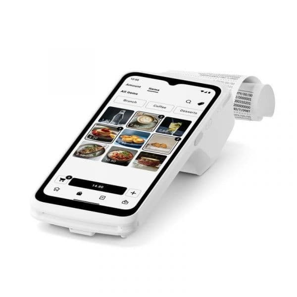 SumUp Terminal POS Wi-Fi+4G NFC Impressora 40mm Branco