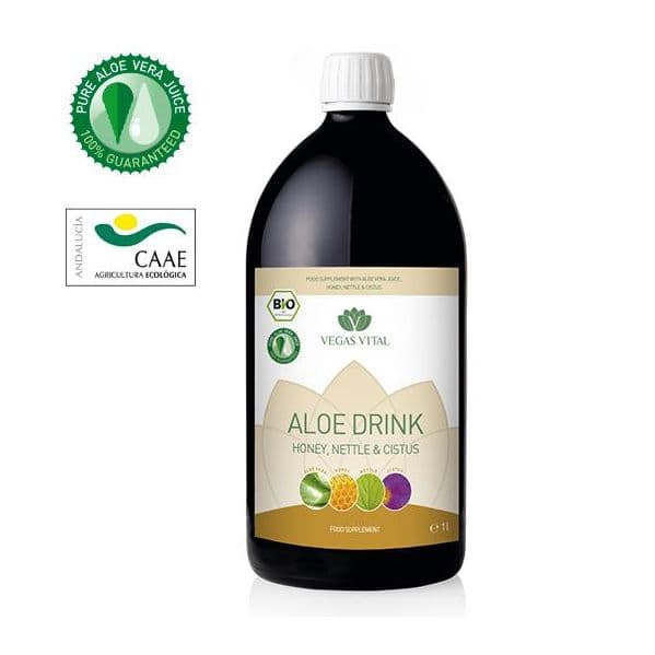 Vegas Vital Aloe Drink Mel, Cistus e Ortiga Branca 1000ml