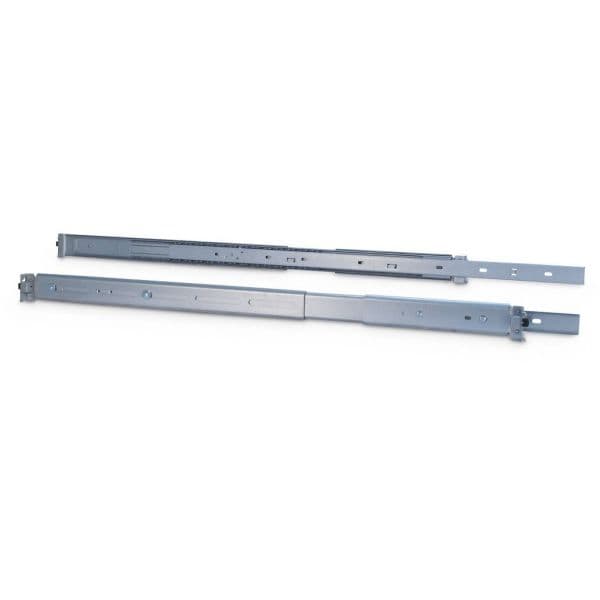 Inter-Tech Calhas Telescópicas IPC 19" 2U 650mm Prateado