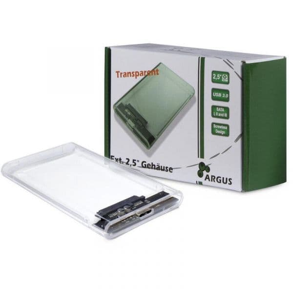 Inter-tech Hdd Caixa 3,0" Argus Gd-25000 Transparent - 88884092