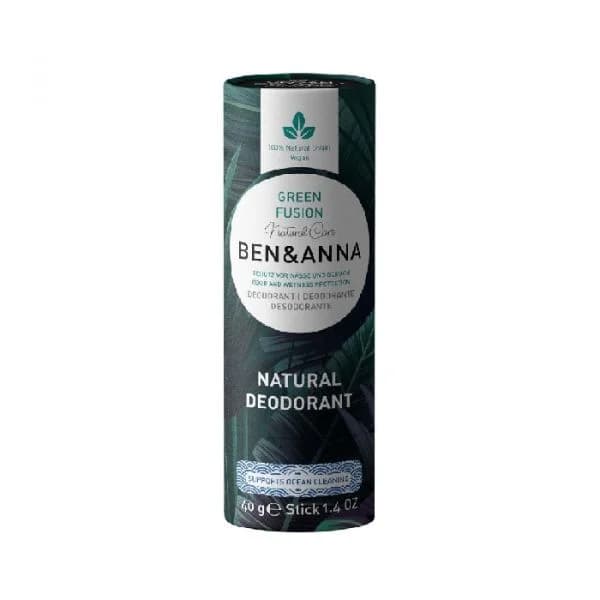 BEN & ANNA Desodorizante Natural Stick Green Fusion 40g