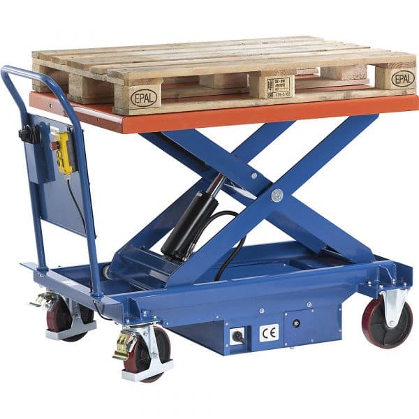 Kaiser+kraft Carro Plataforma de Elevação, Elétrico, Amplitude de Elevação 430 - 1230 mm, 1000 Kg - M1586066-483916