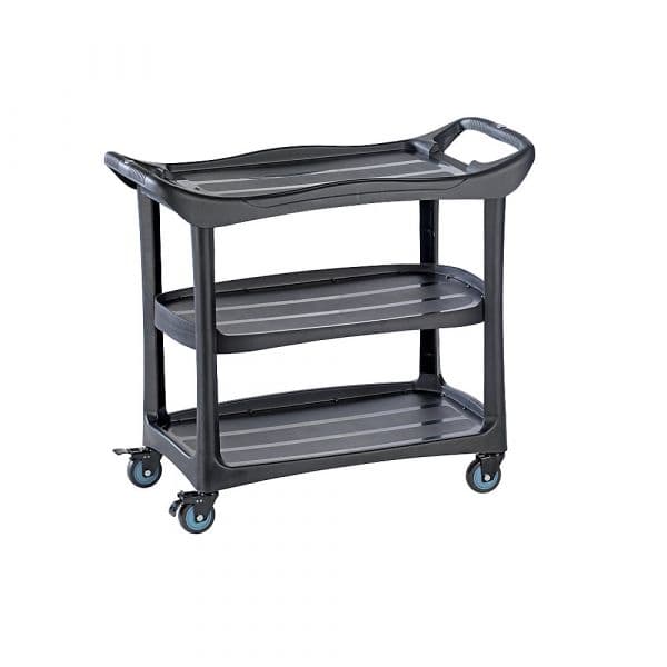 Kaiser+kraft Carrinho de Serviço 3 Andares, sem Revestimento, Cxlxa 1115 X 525 X 960 mm Preto - M1614575-484053