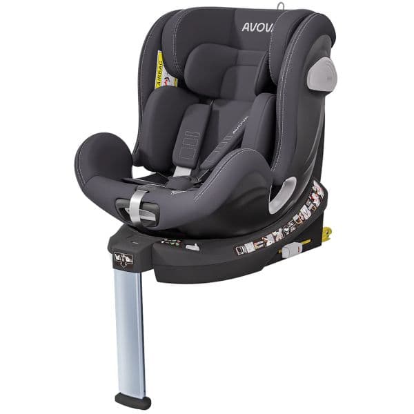 Avova Swan Fix i-Size ( 40-125cm) 360º Koala Grey