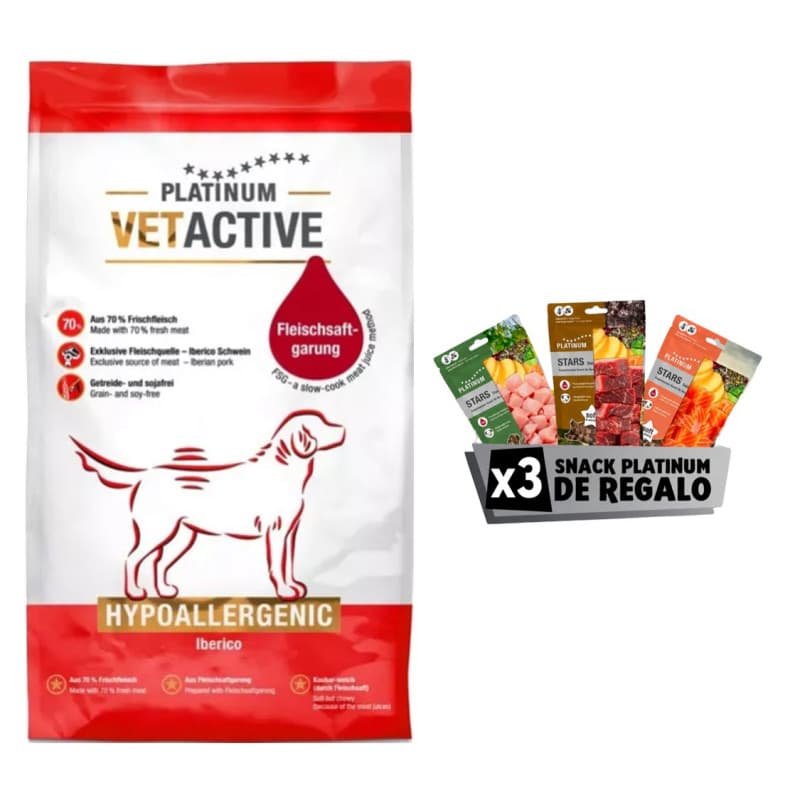 Platinum Vetactive Hypoallergenic Ibérico para Perros