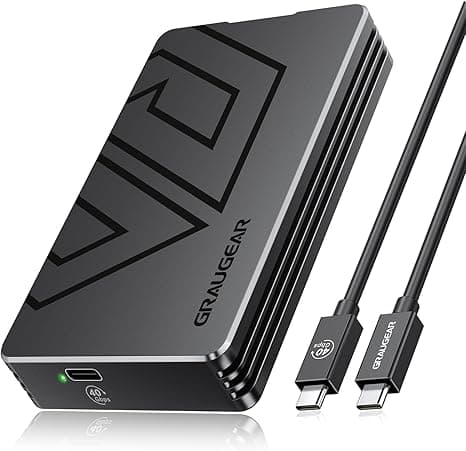 GrauGear G-M2U4 Caixa Externa para 2 SSD M.2 PCIe 4.0 USB-C