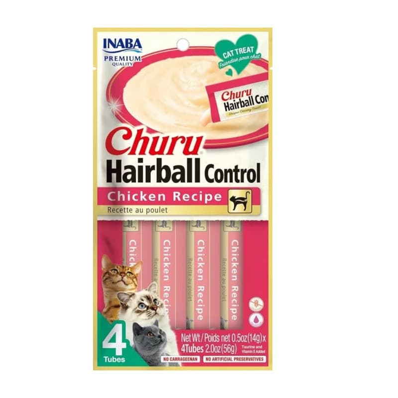 Churu Cat Hairball Control de Pollo
