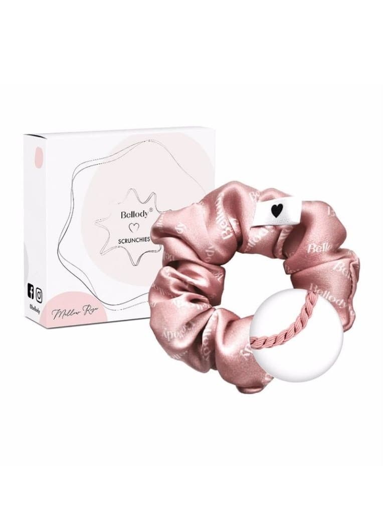 Bellody Original Silk Scrunchies Mellow Rose