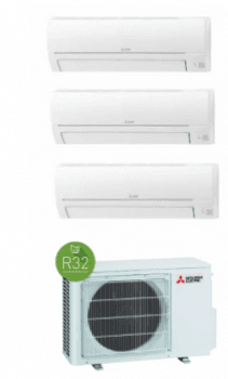 Mitsubishi MXZ-3HA50VF 17060 BTUs Inverter Branco Classe A++