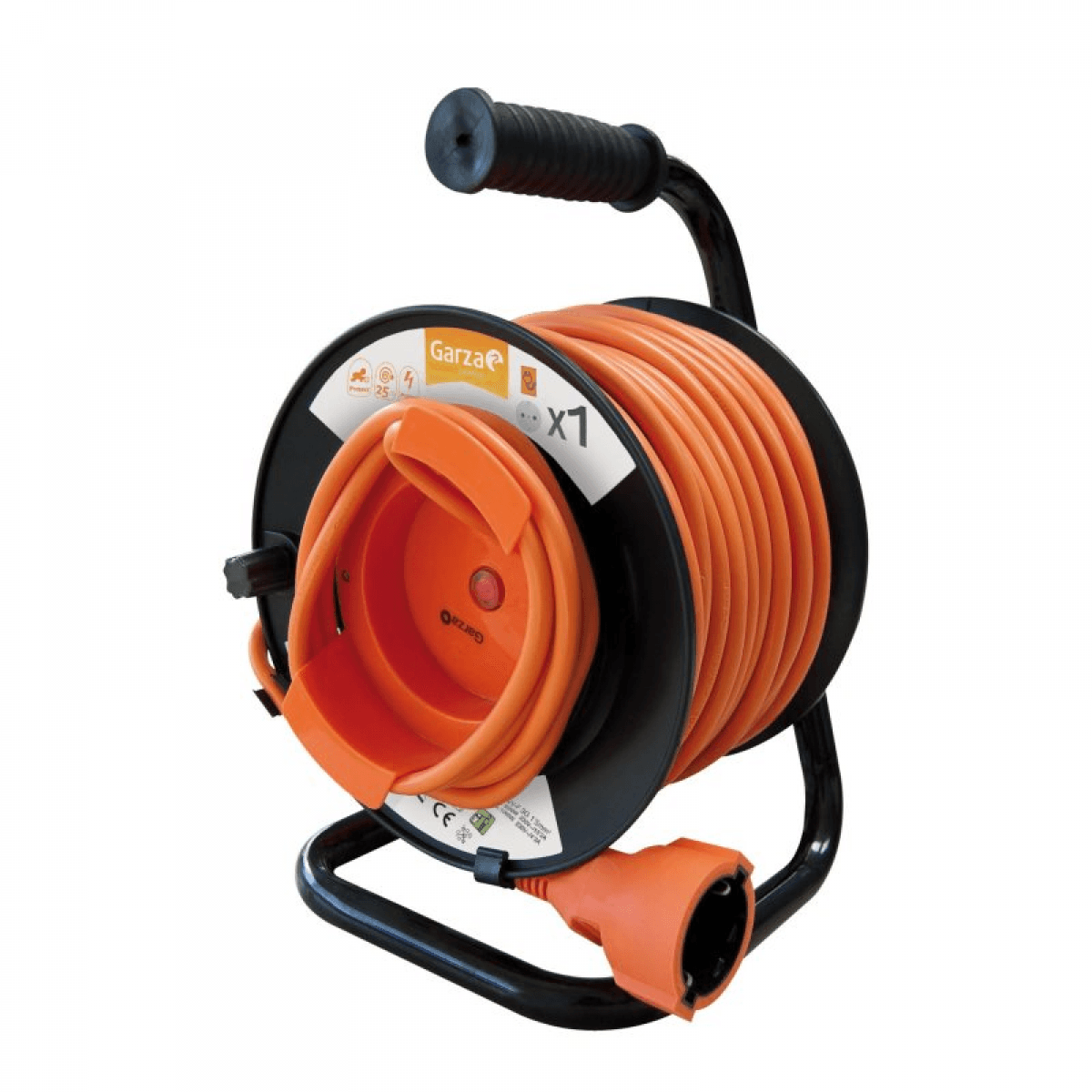 Extensão Eléctrica 25m com Enrolador 3g1.5mm-MCP-56732